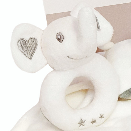 3 Tier Newborn Baby Girl Gift Nappy Cake Elephant
