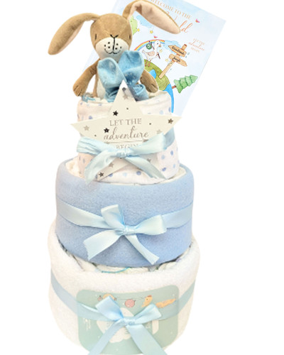 3 Tier Guess How Much I Love You Gift set Nappy Cake Boy