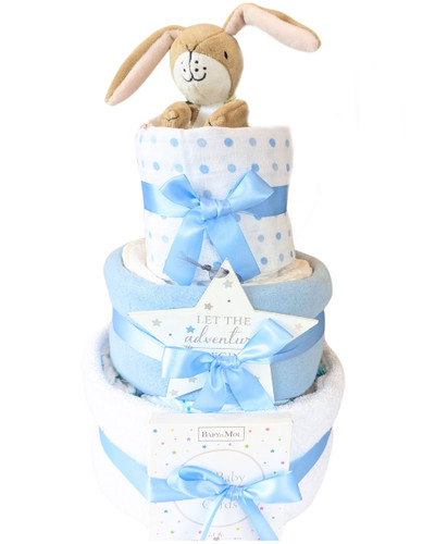 3 Tier Guess How Much I Love You Gift set Nappy Cake Boy