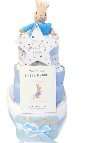 3 Tier Tales Of Peter Rabbit Gift Nappy Cake