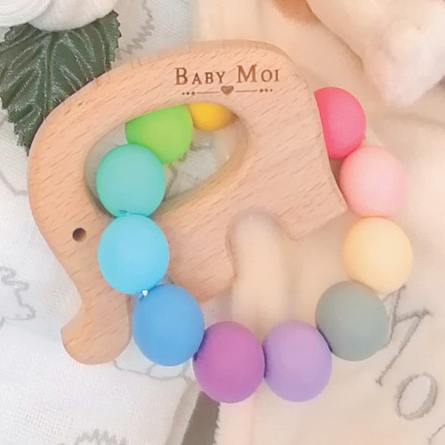 Baby Sensory Toy Teether Elephant Baby Sensory Toy Teether Elephant