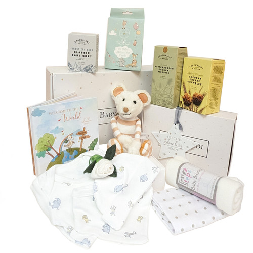 New Baby & Parents Gift Food Hamper The Stripey Mouse