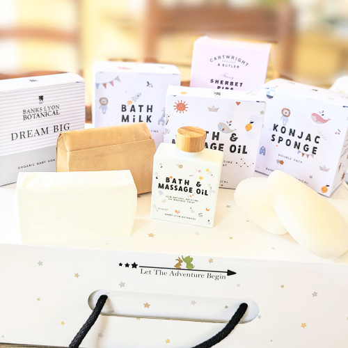 New Baby Boy Bath Time Gift Hamper 