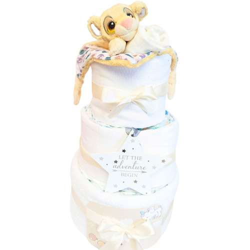 3 Tier Lion King Nappy Cake Baby Gift