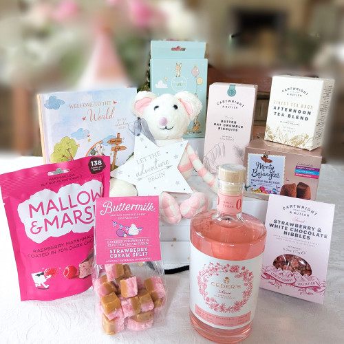 Luxury Food Gift Hamper Congratulations On Your New Baby Girl