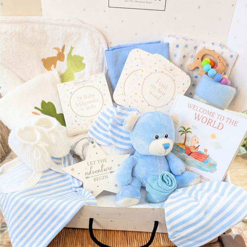 Hello World Baby Boy Gift Hamper