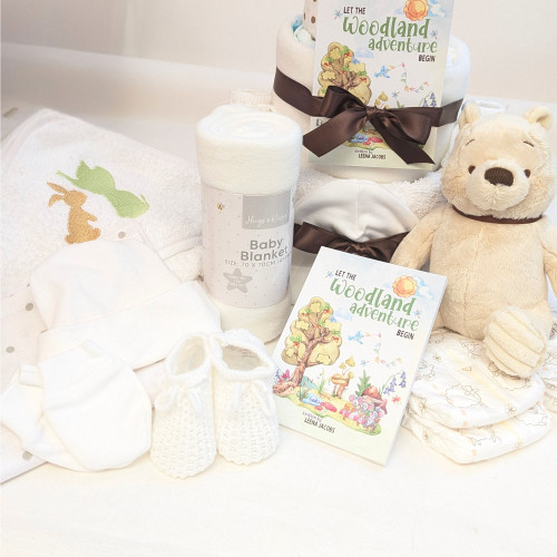 3 Tier Nappy cake Welcome Little One Winnie The Pooh 3 Tier Nappy cake Welcome Little One Winnie The Pooh