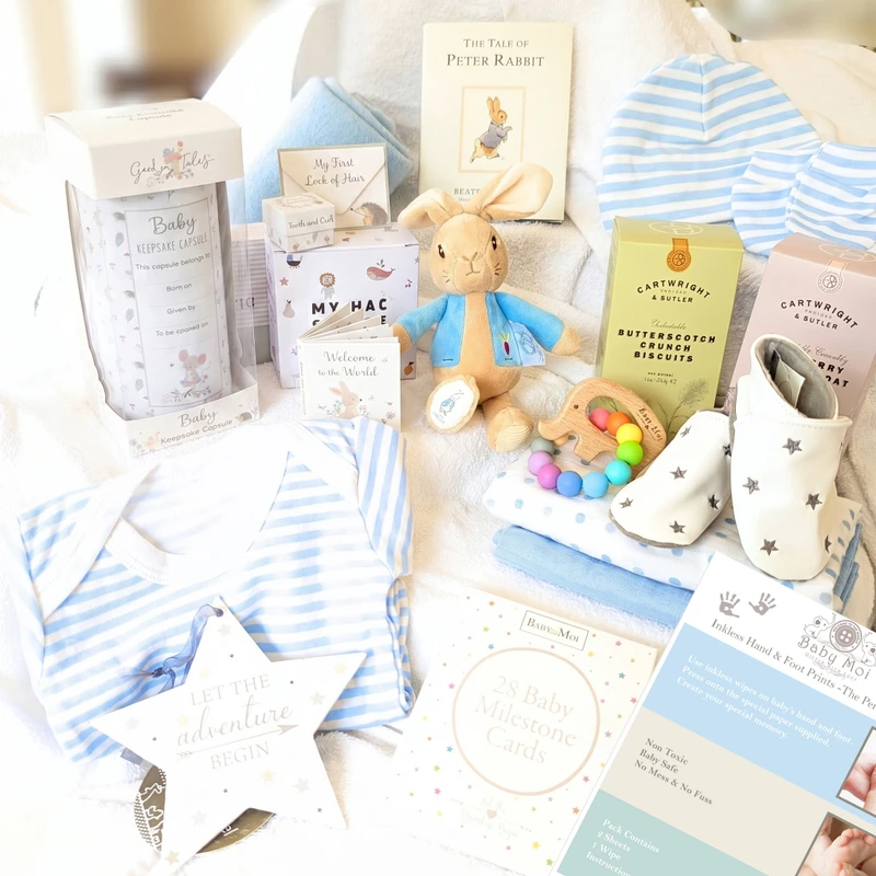 Peter Rabbit Ultra Baby Essentials And New Parents Treat Gift Hamper