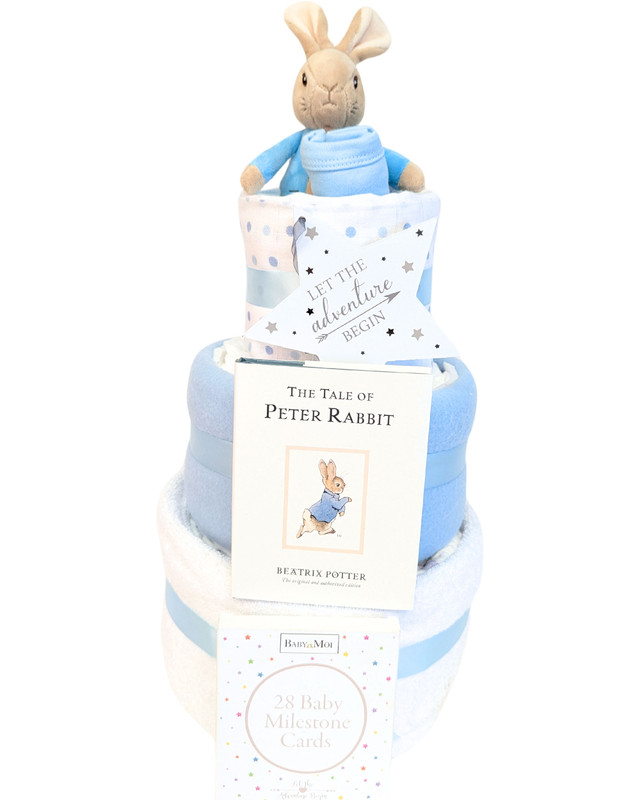 3 Tier Tales Of Peter Rabbit Gift Nappy Cake