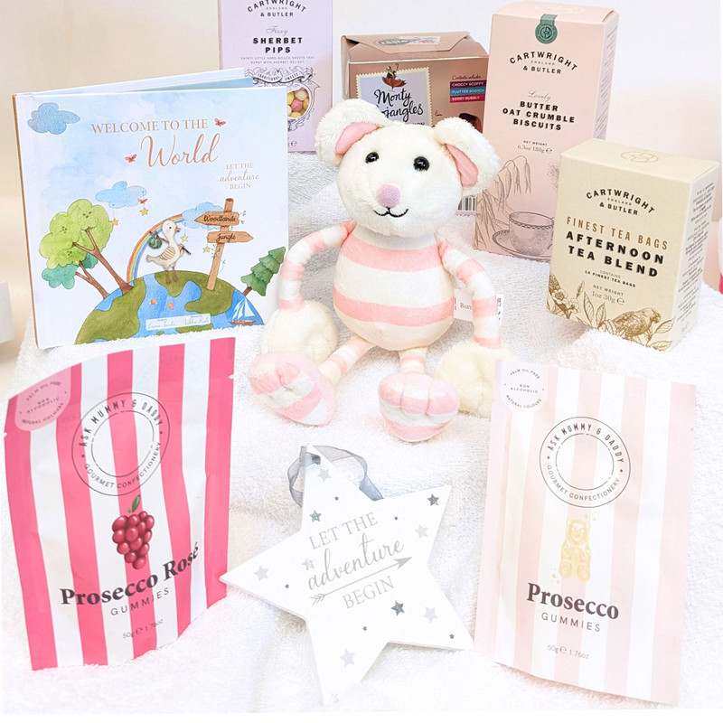 Baby Girl & New Parents Teatime Treat Gift Hamper