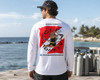 Scuba Monkey Performance Long Sleeve Shirt, UV Sun Protection, Moisture Wicking, Quick Dry Fishing Diving Shirt for Men Women