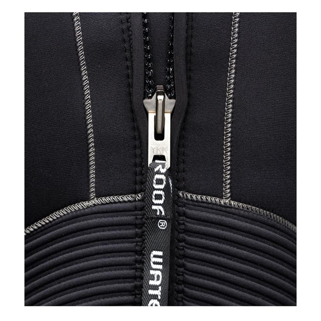 Waterproof Text Logo Zipper Tab