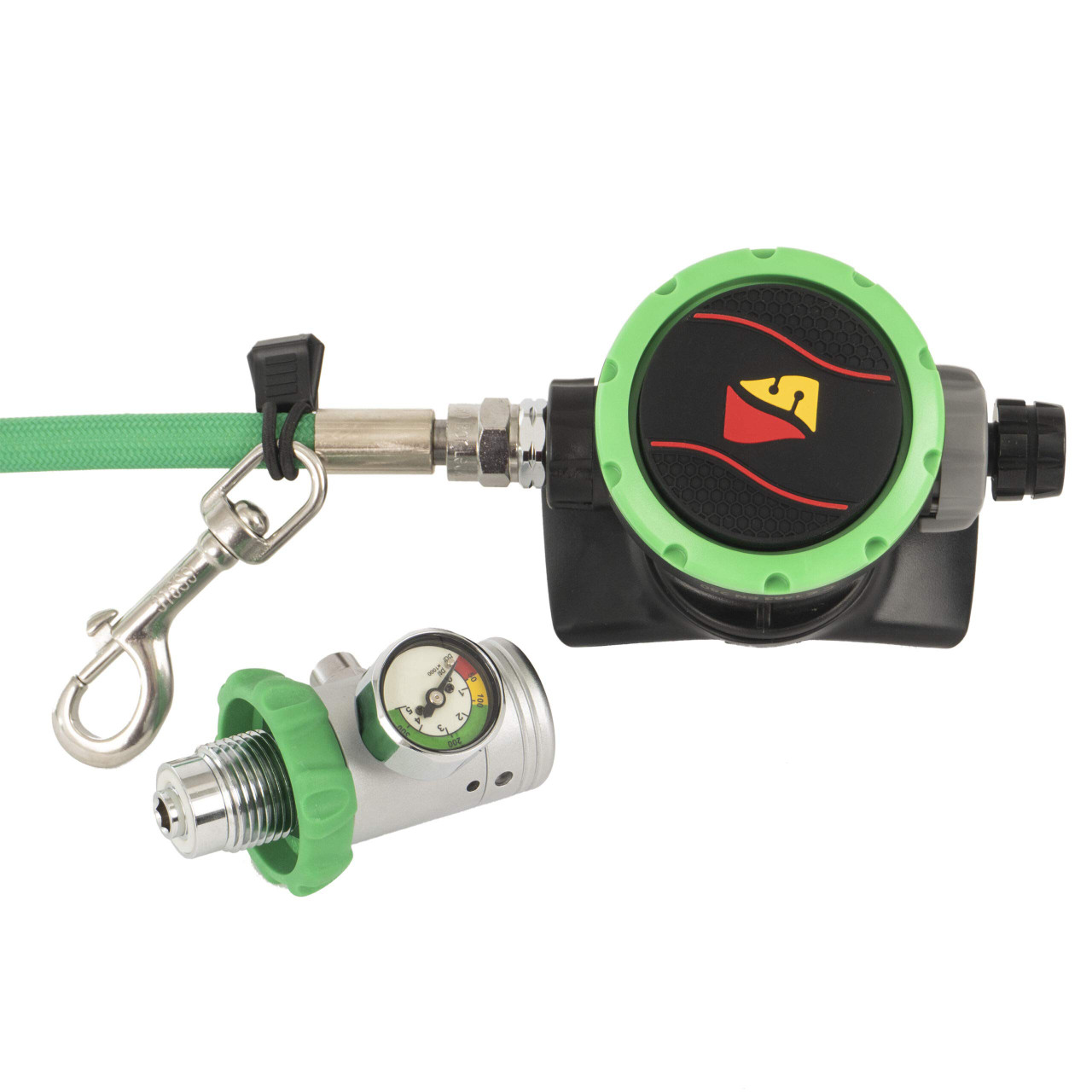 Dive Rite Deco/Oxygen Regulator Green