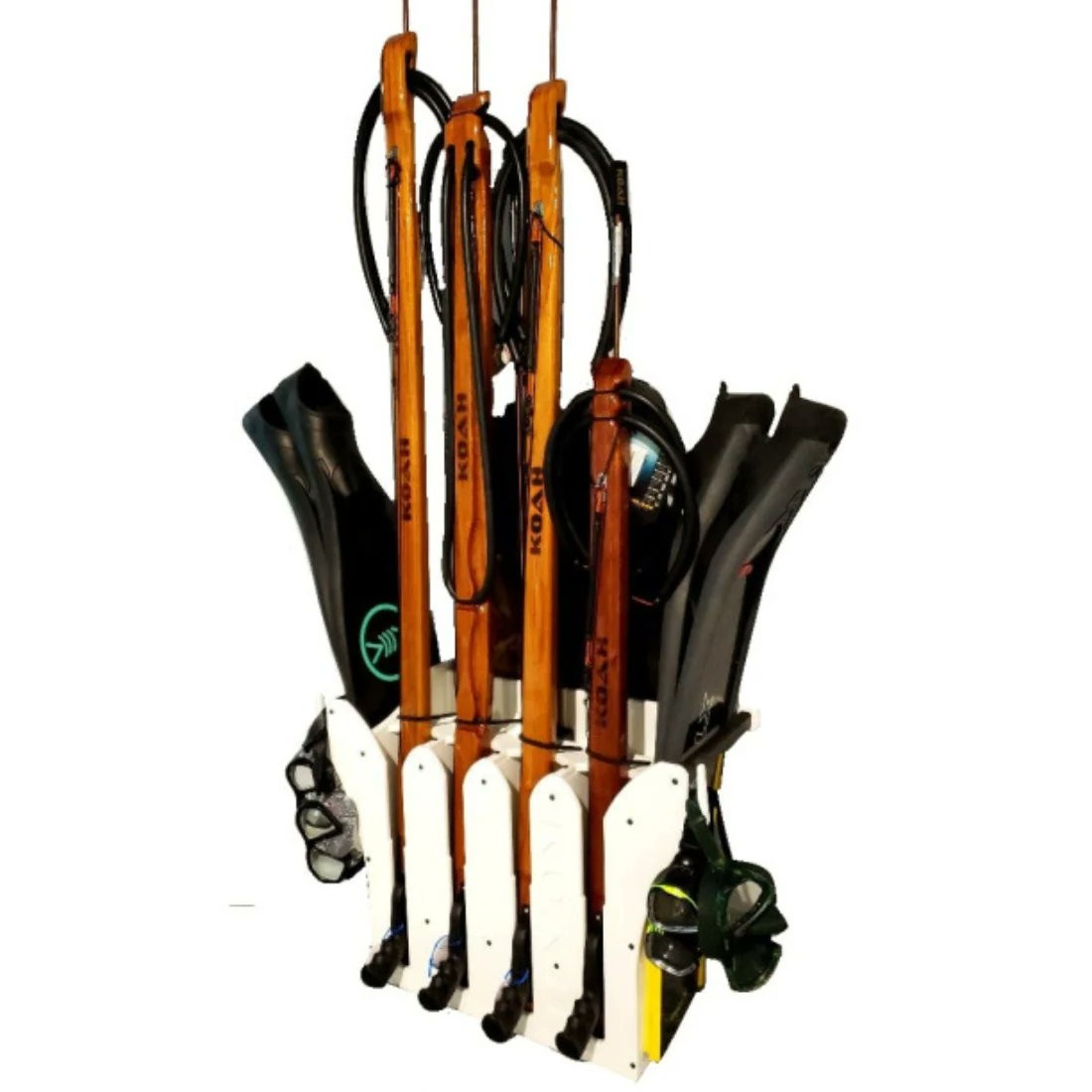 Koah Spear Kaddy Assembly - Weatherproof Dive Gear Storage for Spearguns, Fins & Equipment