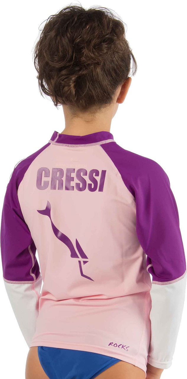 Cressi Girl's Rocks Long Sleeve Rash Guard