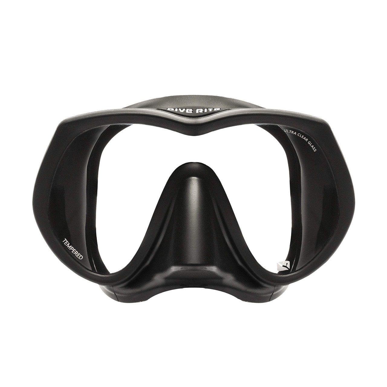 Dive Rite Mask Es155 Framless Mask Black (Black)