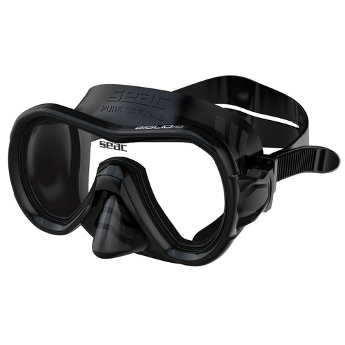 Seac Giglio Junior Soft swimming and snorkeling Mask, Clear Silicon, Mono Lens.