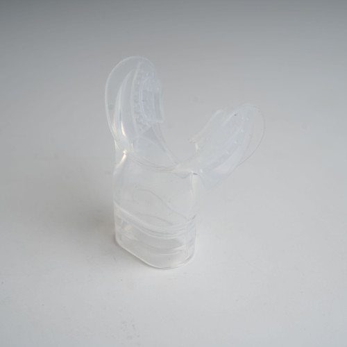 Genesis Angled Snorkel Mouthpiece Clear Silicone