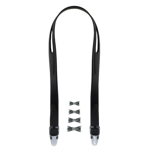 View Swimming Gear Strap/Nose Bridge Kit For Youth Corrective Lens Goggle, Black