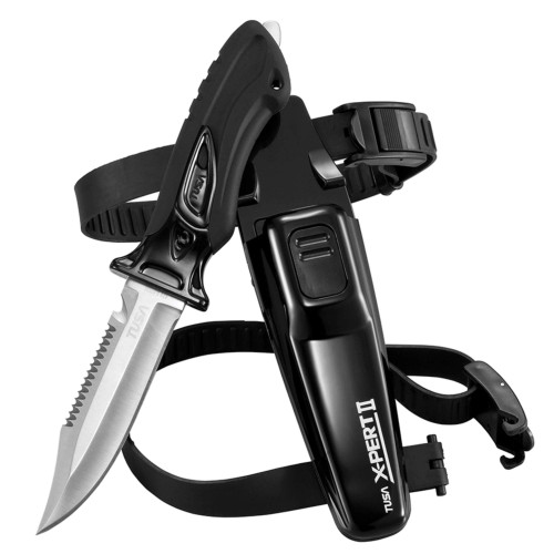 TUSA X-Pert II Diving Knife Drop Point Tip