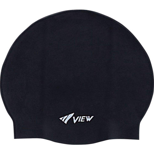 View Swimming Gear Swim Cap Silicone V-31A Black