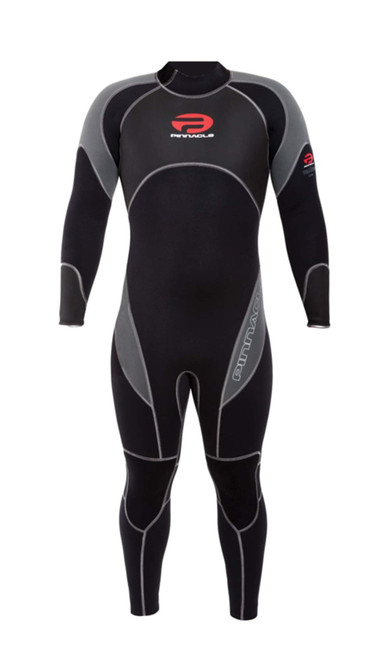 Pinnacle Women's Venture 3mm Full Black with Gray Wetsuit