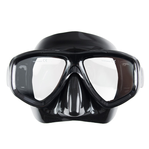 Dive Rite ES125 Mask w/Gauge Reader Black