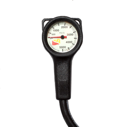 Dive Rite Mini Tech 2" SPG with 30" hose and Boot Gauge