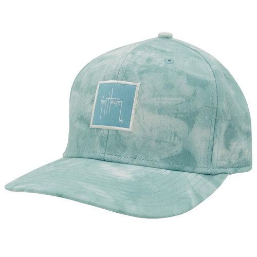 Guy Harvey Ladies Saltwater All Over Sublimated Hat (Delphinium Blue,One Size)