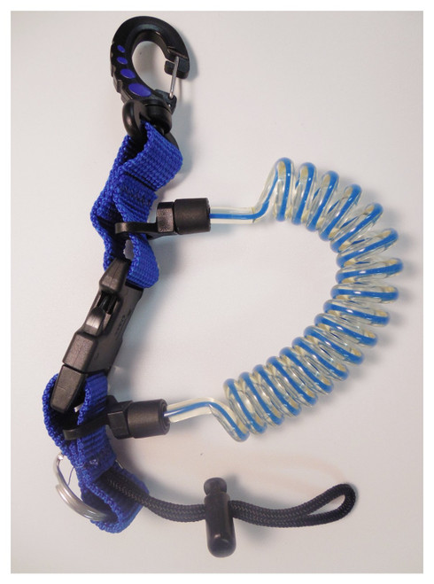 Marine Sports Snappy Coil Clip Blue