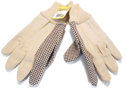 Marine Sports PVC Palm Dot Lobster Gloves Large White