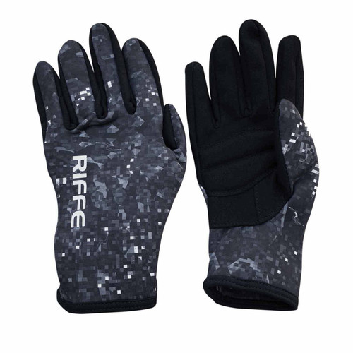 Riffe Vortex Black Amara Camo Neoprene Gloves