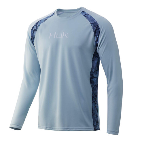 HUK Men's Strike Solid Long Sleeve Shirt