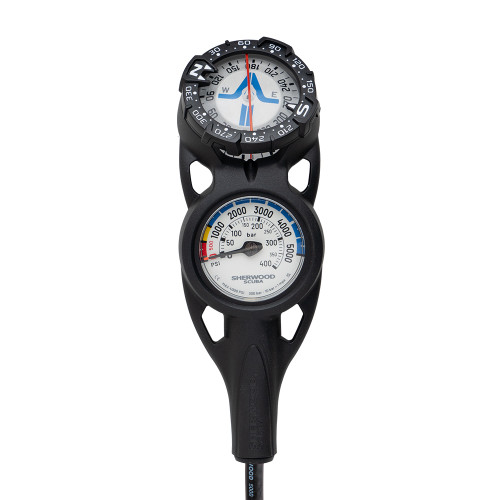 Sherwood 2 Gauge Nav Console (PG/Compass) Rubber Hose