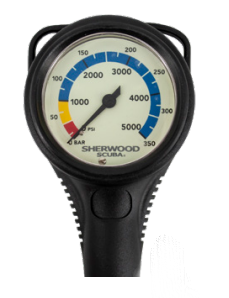 Sherwood 2 Brass Pressure Gauge Hose Boot