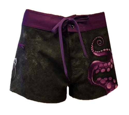 Sea Fear Woman's Octopus Board Shorts