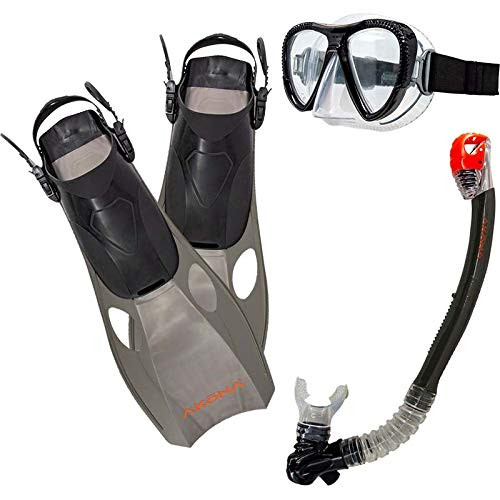 Akona Adult Mask, Snorkel, Fin Set