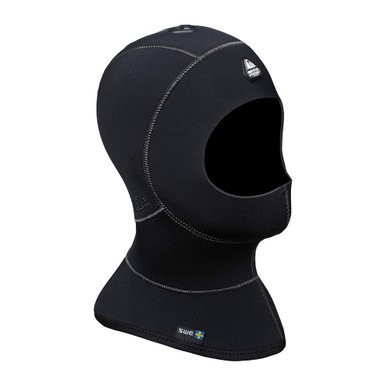 Waterproof H1 3/5mm Vented Anatomical Hood (Black,X-Small)
