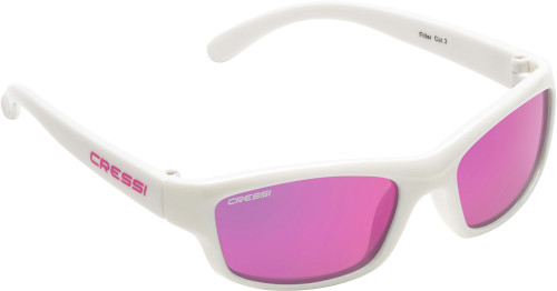 Cressi Yogi Sunglasses (White/Pink,Small)