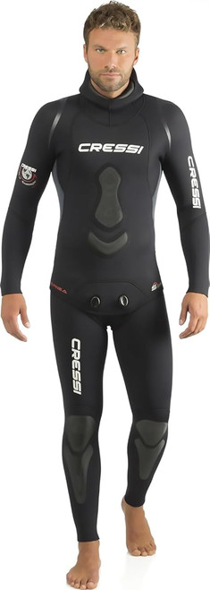 Cressi Apnea 7mm Opencell Wetsuit (Black,X-Large)