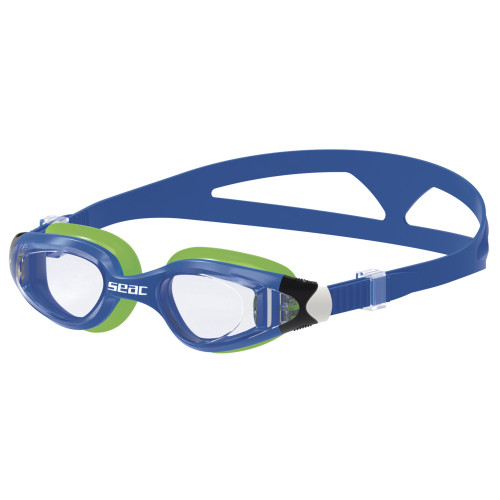 Seac Ritmo JR, Swimming Goggles for Children and Teenagers Blue/Green