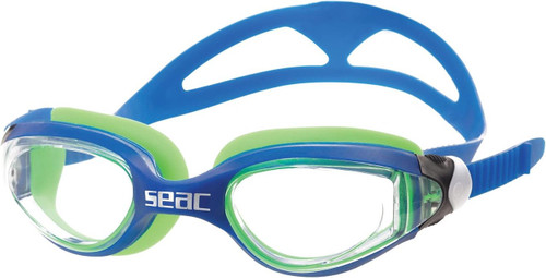 Seac Ritmo JR, Swimming Goggles for Children and Teenagers Blue/Green