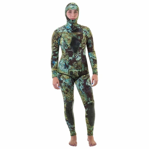 Riffe Wetsuits Women's DIGI-TEK Digital camo 3.5mm Neoprene Full Freedive (X-Large)