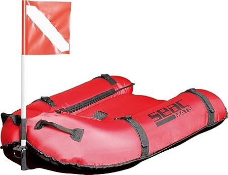 Seac Sea Mate, Inflatabe Gangway Boat (Red/Black,31,4 x23,6 )