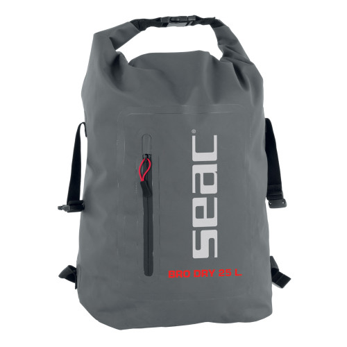Seac  Bro Dry, Waterproof Backpack 13x23,6x8,6 inches, 5.50 gal (grey,25 lt)