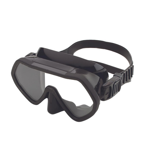 Riffe Frameless Mask with Black Silicone