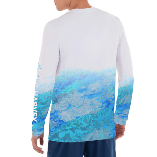 Guy Harvey Rt Filtered Light Marlin Ls Sun Protection Tee Surf The Web