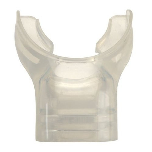Genesis Angled Snorkel Mouthpiece Clear Silicone