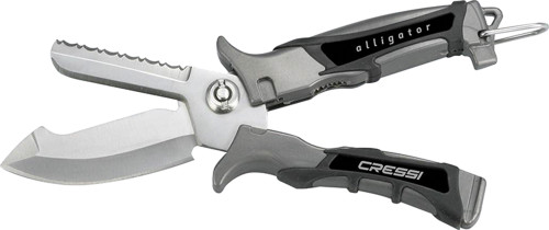 Cressi Alligator (Gray,Blade 80 mm | Total 175 mm)