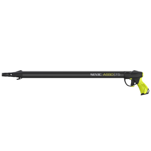 Seac  Asso S/R, pneumatic speargun with regulator, anti stress rubber handle. MADE IN ITALY.